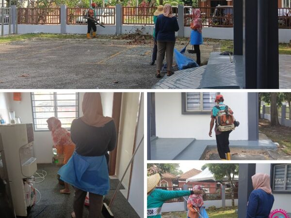 MBSA Datang Bersihkan PAWE Setia Alam Sebelum Cuti Raya