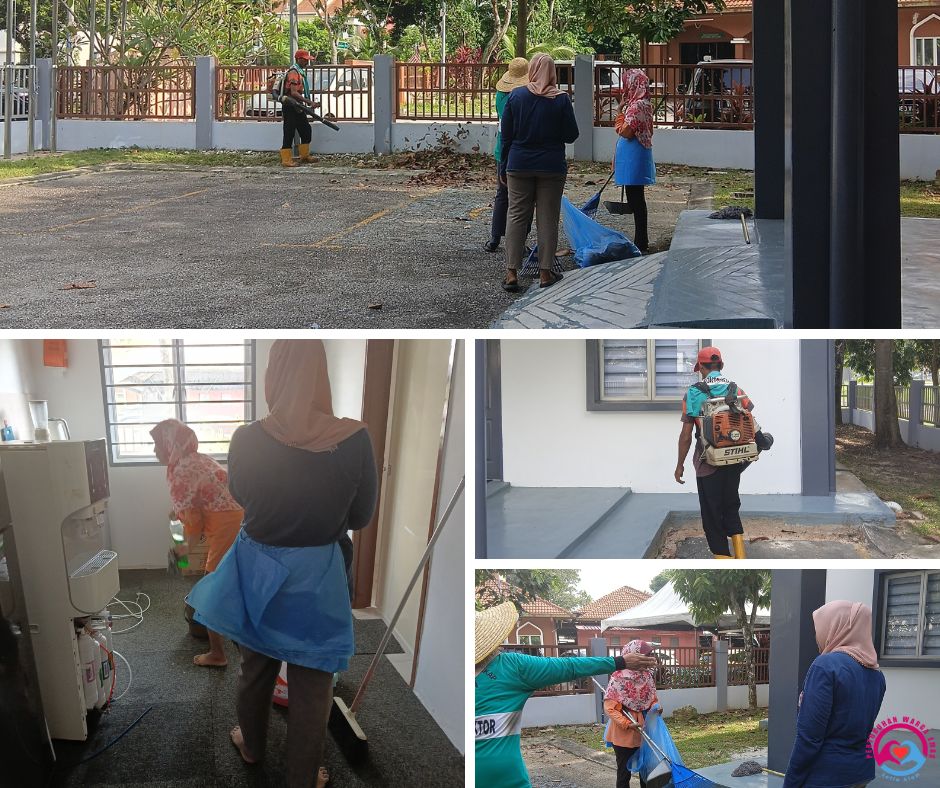 MBSA Datang Bersihkan PAWE Setia Alam Sebelum Cuti Raya