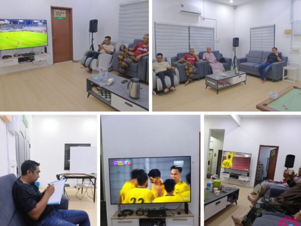 Malaysia vs Cape Verde – Sukan Menyatukan Komuniti – Sorakan Bola Sepak  di PAWE Setia Alam