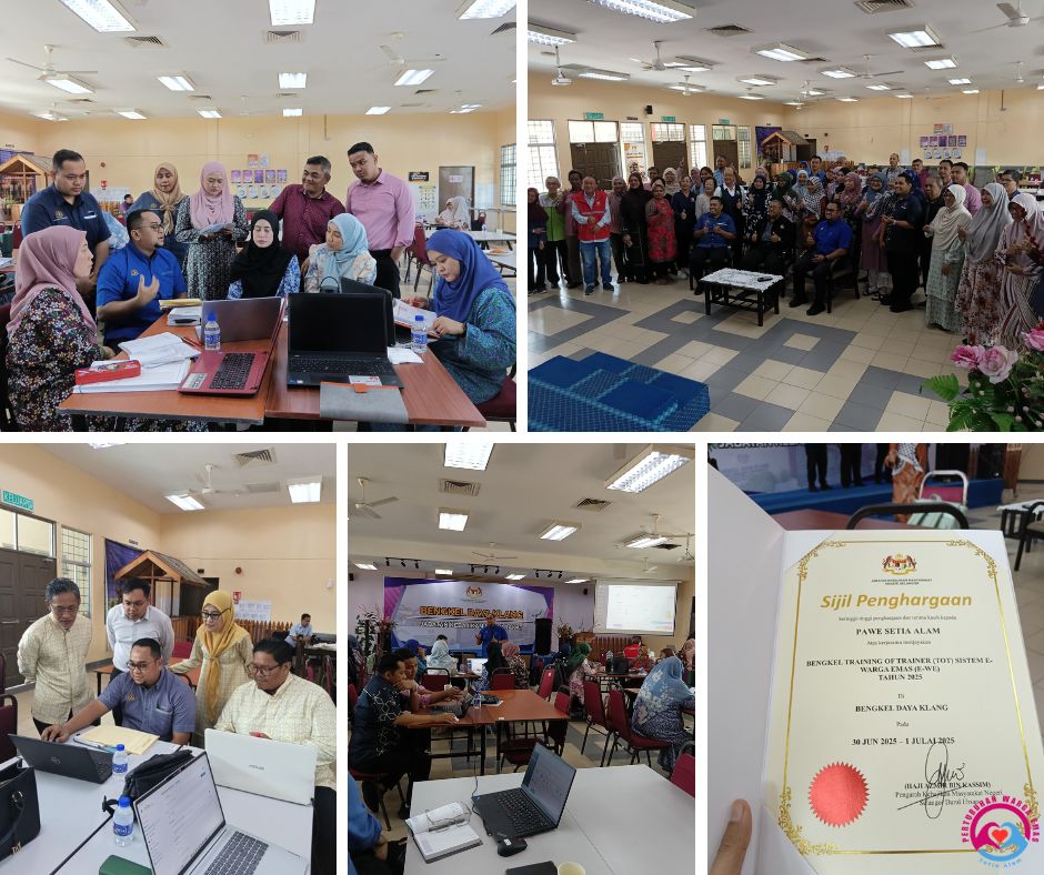 Bengkel Training of Trainer (TOT) Sistem e-Warga Emas (EWE): Melangkah ke Era Digitalisasi Pengurusan Warga Emas
