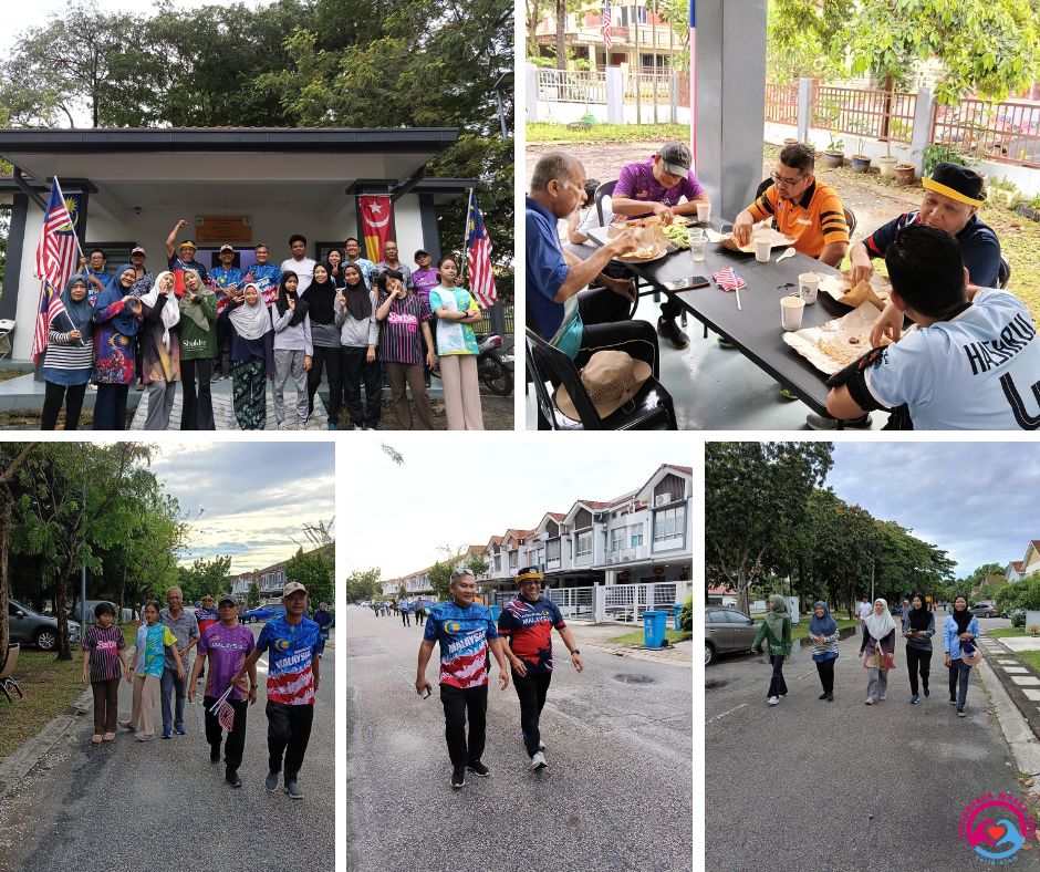 Fun Walk Hari Malaysia -Melangkah Bersama, Membina Bangsa Perpaduan Tiga Generasi