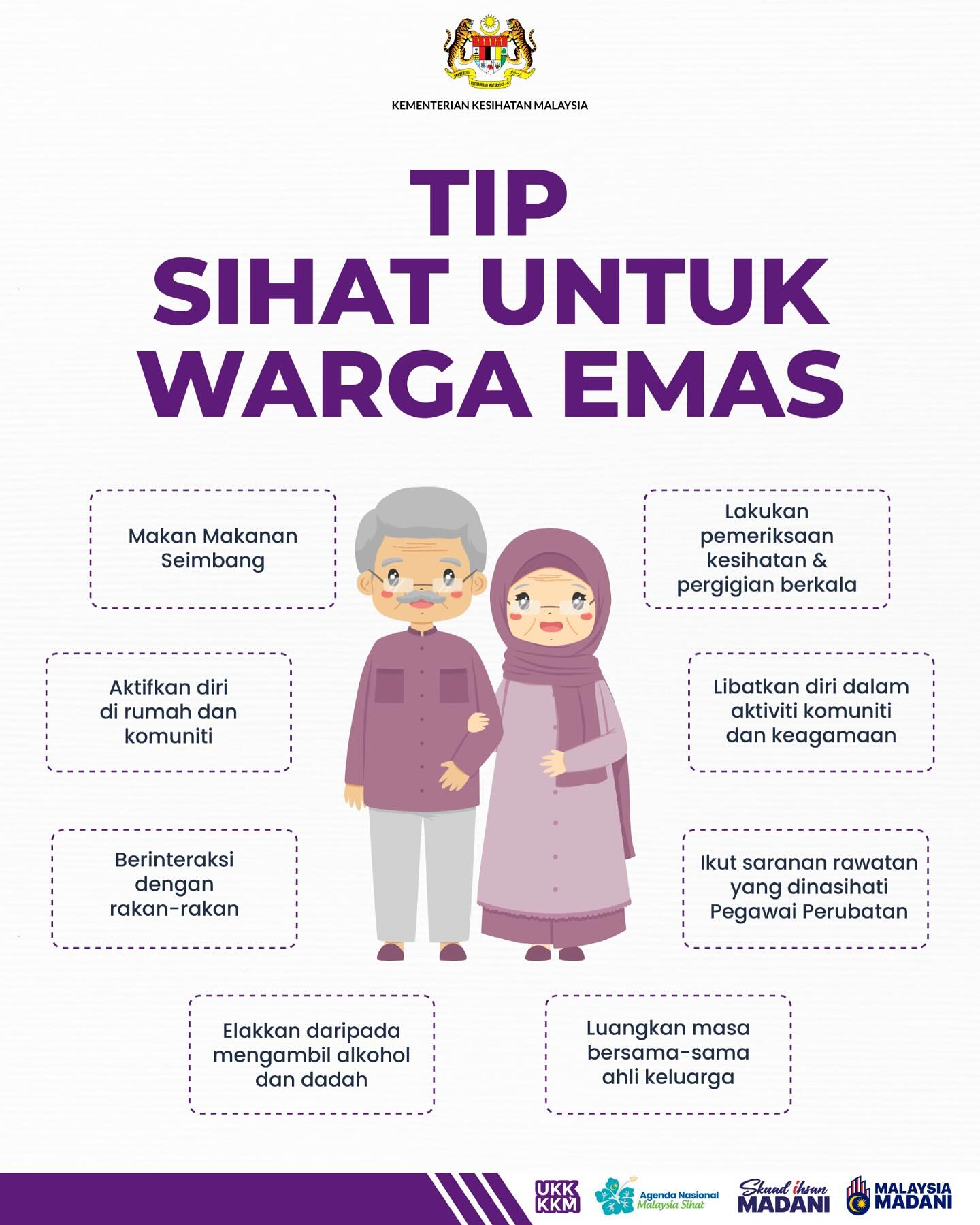 Petua Hidup Sihat Warga Emas Malaysia