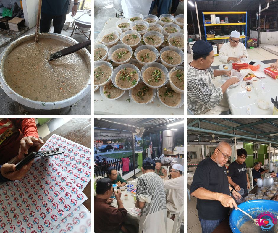 Semangat Ukhuwah Di Balik Kawah: Kolaborasi PAWE dan Surau Luqman Al-Hakim Setia Alam dalam Tradisi Bubur Lambuk